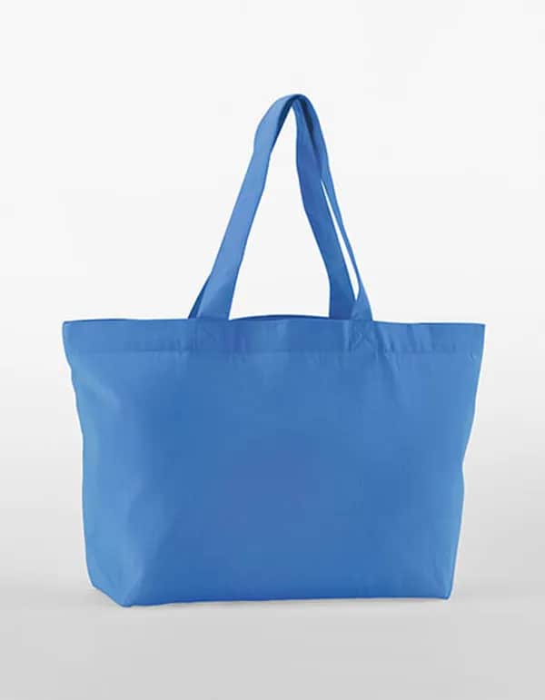 EarthAware® Organic Twill Shopper - Cornflower Blue
