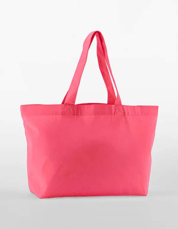EarthAware® Organic Twill Shopper - Raspberry Pink
