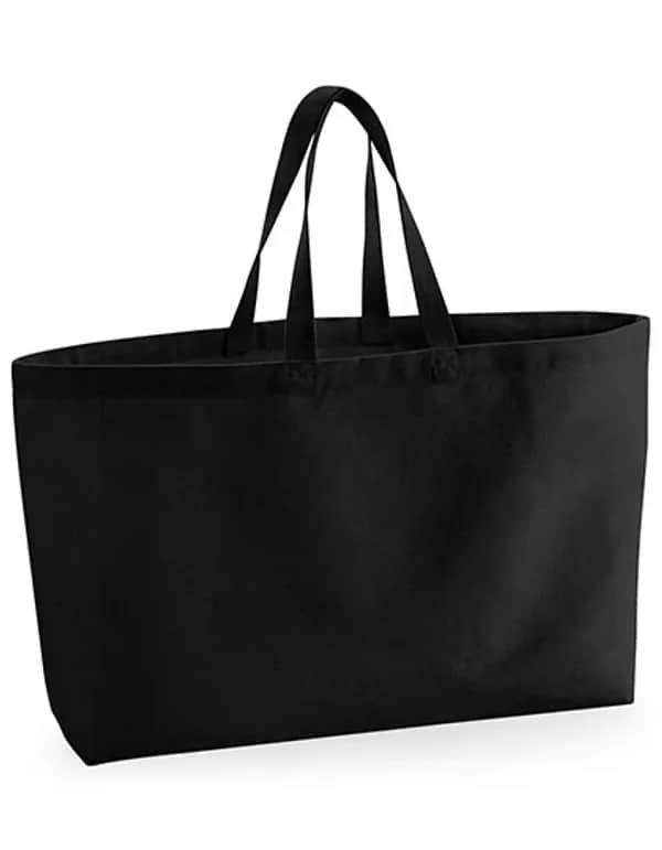 Oversized Canvas Bag - Black