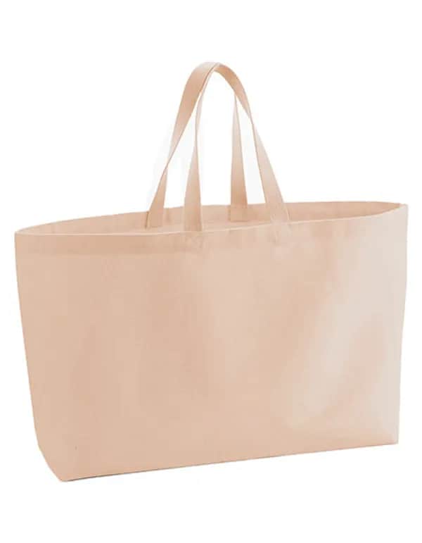 Oversized Canvas Bag - Peach