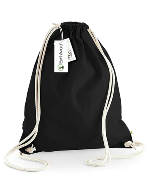 EarthAware® Organic Gymsac - Black
