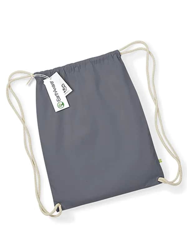 EarthAware® Organic Gymsac - Graphite Grey