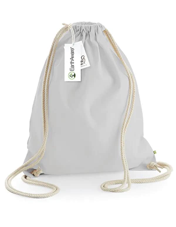 EarthAware® Organic Gymsac - Light Grey