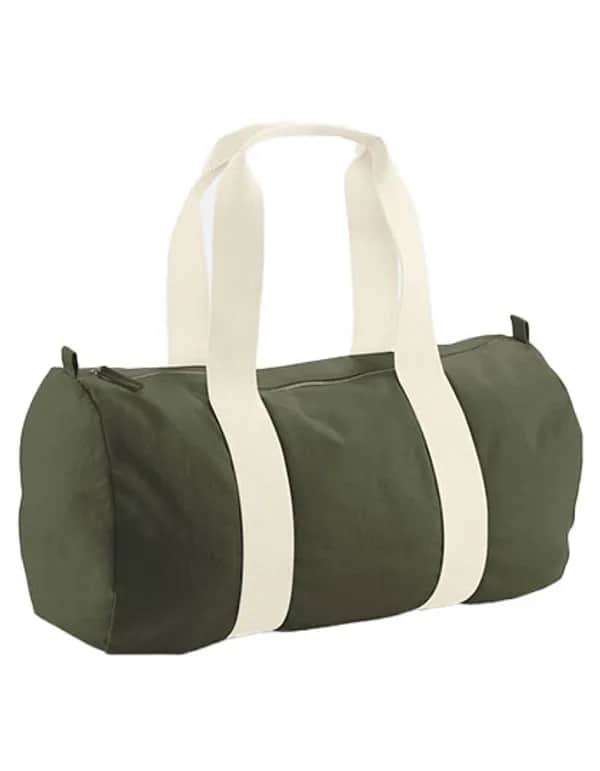 EarthAware® Organic Barrel Bag - Olive Green