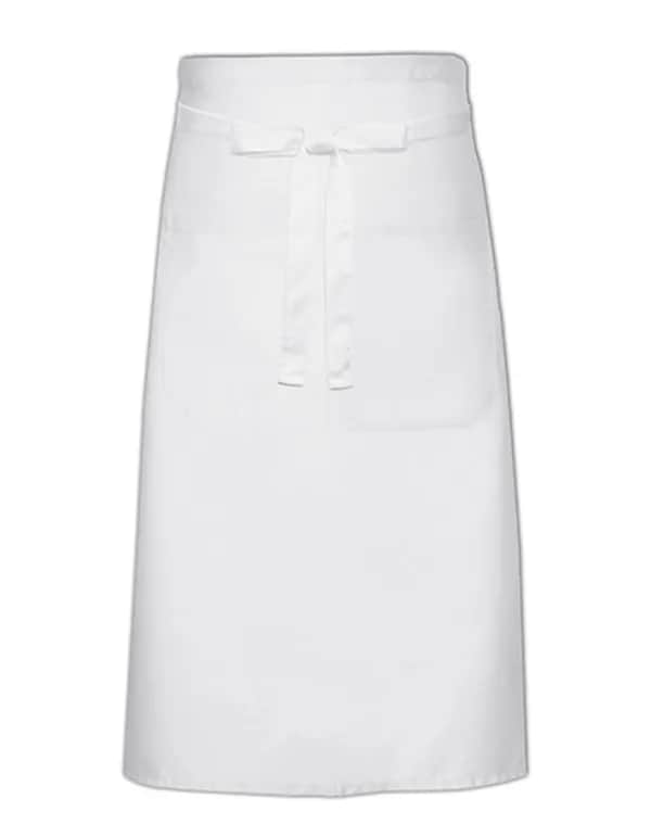 Cook´s Apron With Pocket - White