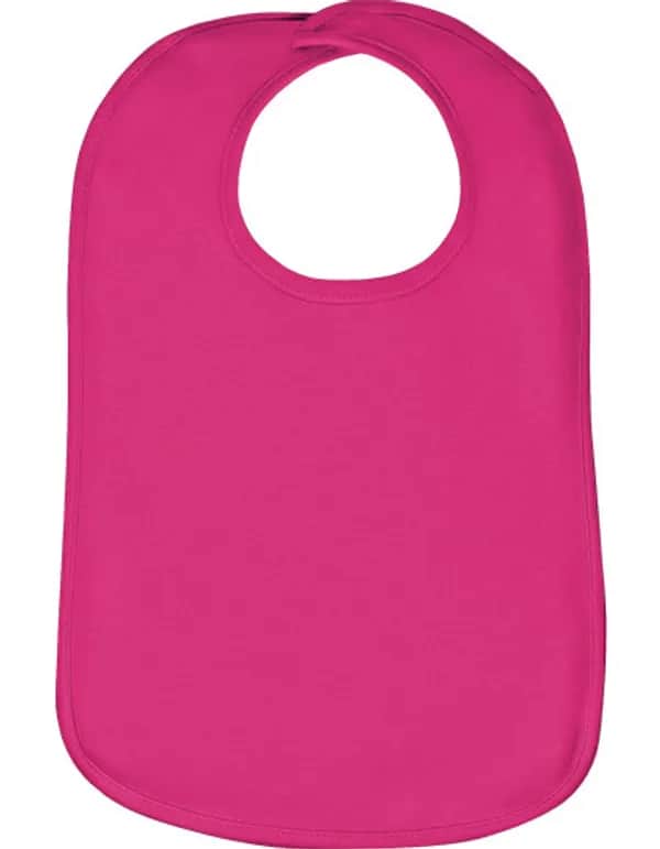 Organic Baby Bib Olli 01 - Cherry Pink
