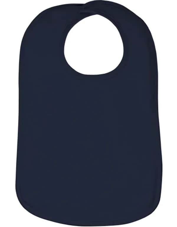 Organic Baby Bib Olli 01 - Navy