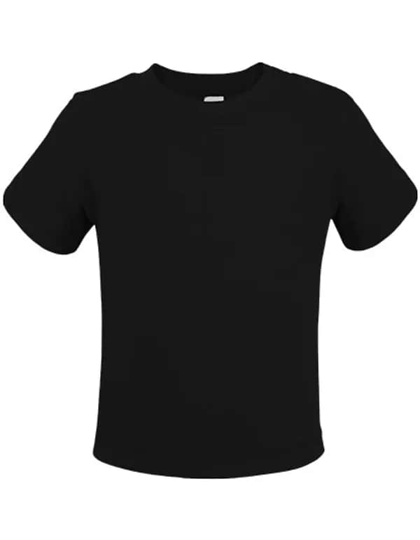 Organic Baby T-Shirt Short Sleeve Noah 01 - Black