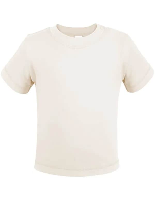Organic Baby T-Shirt Short Sleeve Noah 01 - Natural