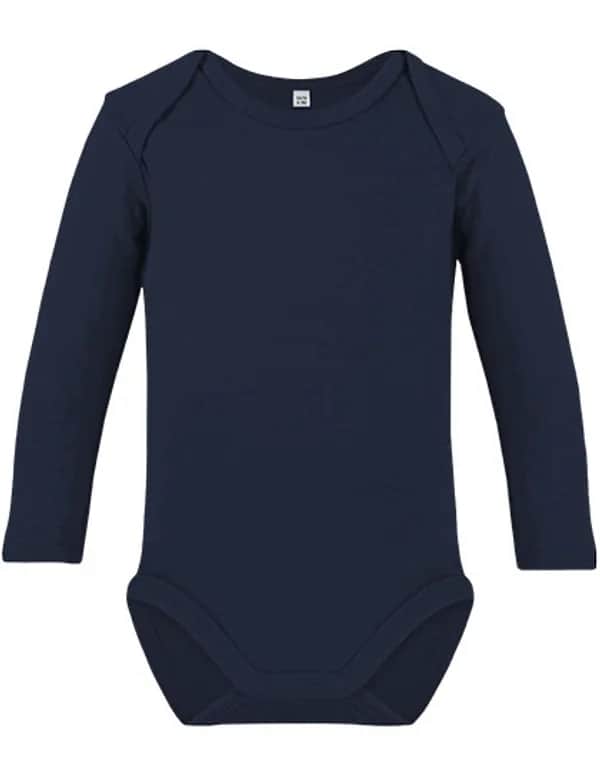 Organic Baby Bodysuit Long Sleeve Rebel 02 - Navy