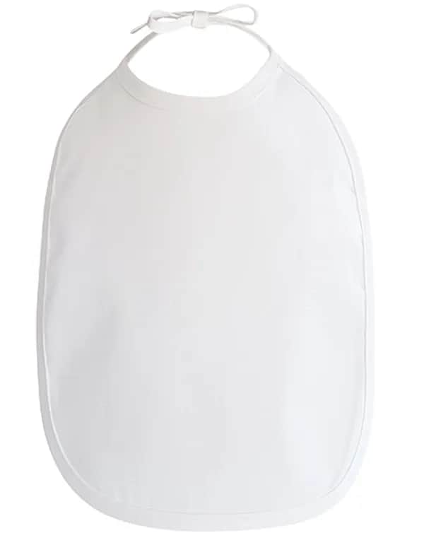 Baby Bib - White