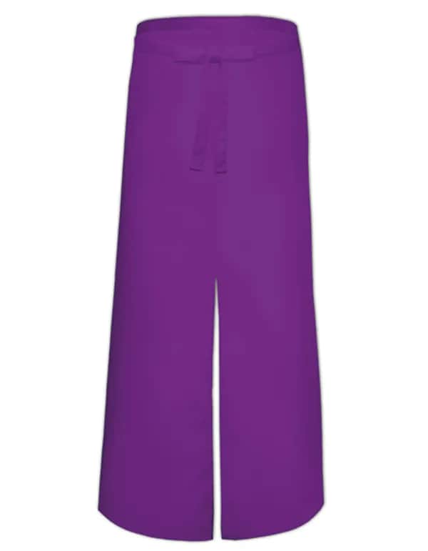 Bistro Apron With Split - Purple