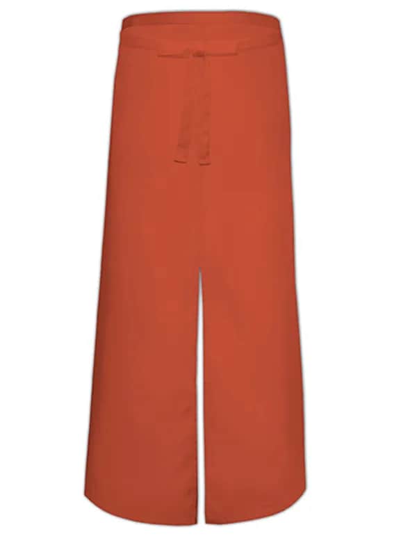 Bistro Apron With Split - Terracotta (ca. Pantone 4840)