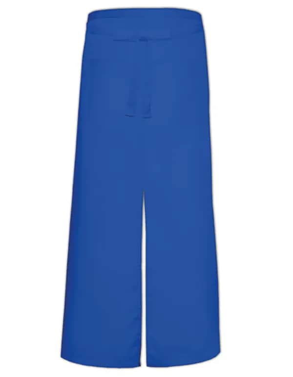 Bistro Apron With Split And Front Pocket - Royal
