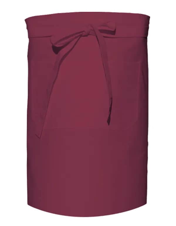 Baker´s Apron With Pocket - Bordeaux