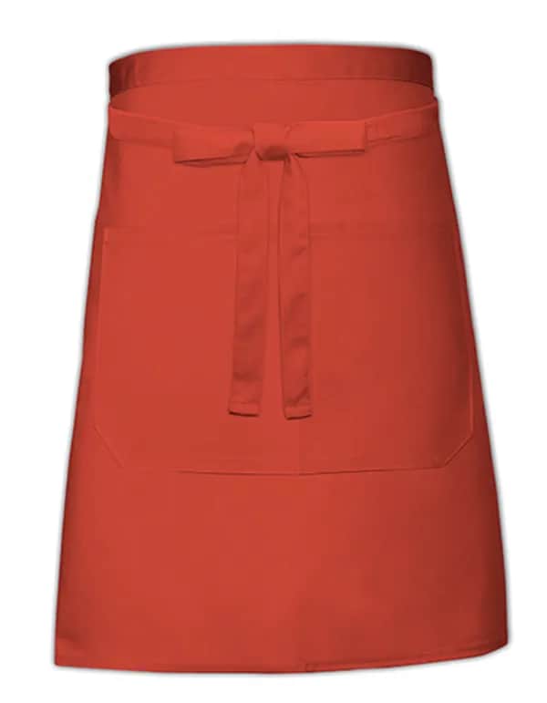 Baker´s Apron With Pocket - Terracotta (ca. Pantone 4840)