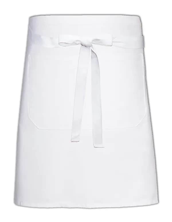 Baker´s Apron With Pocket - White