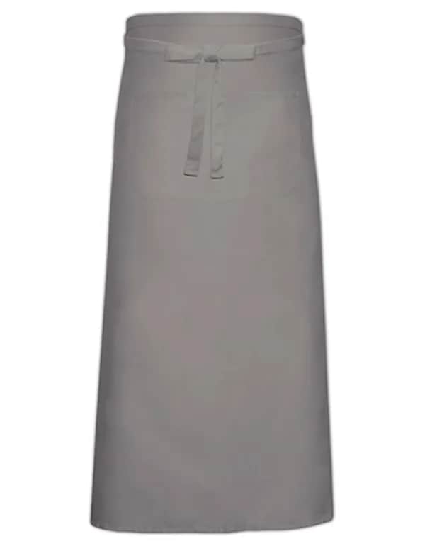Bistro Apron With Front Pocket - Mouse Grey