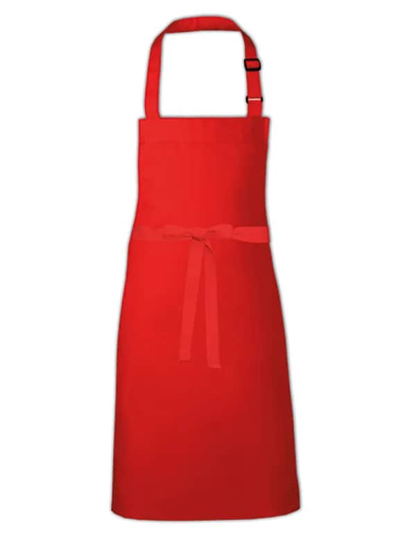 Barbecue Apron Adjustable - Red