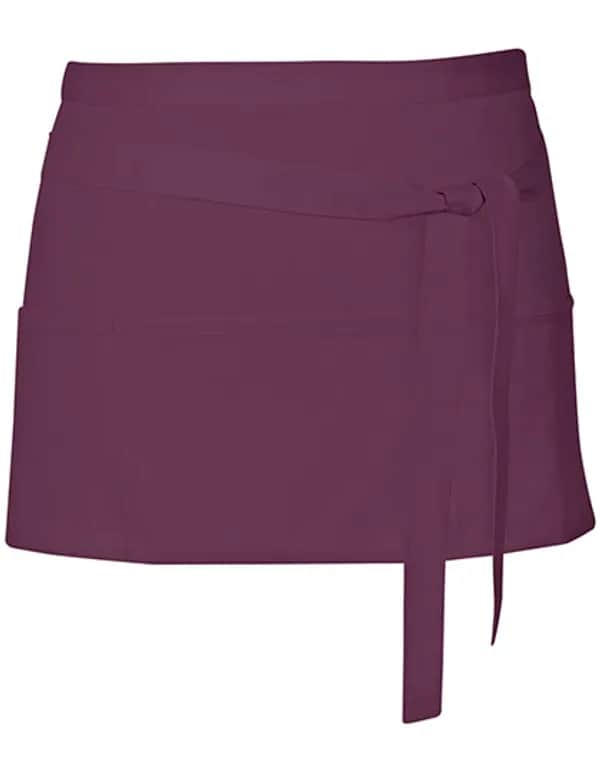Cocktail Apron - Aubergine (ca. Pantone 5115)