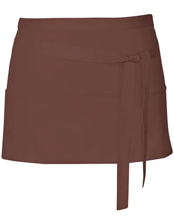 Cocktail Apron - Brown (ca. Pantone 476)