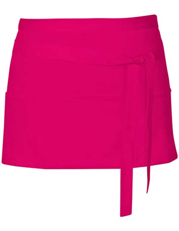 Cocktail Apron - Hot Pink (ca. Pantone 241c)