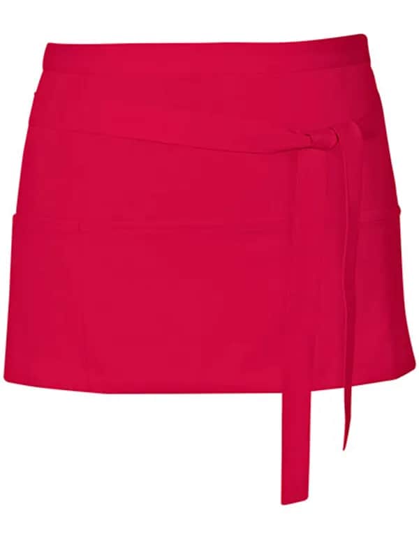 Cocktail Apron - Red (ca. Pantone 200)