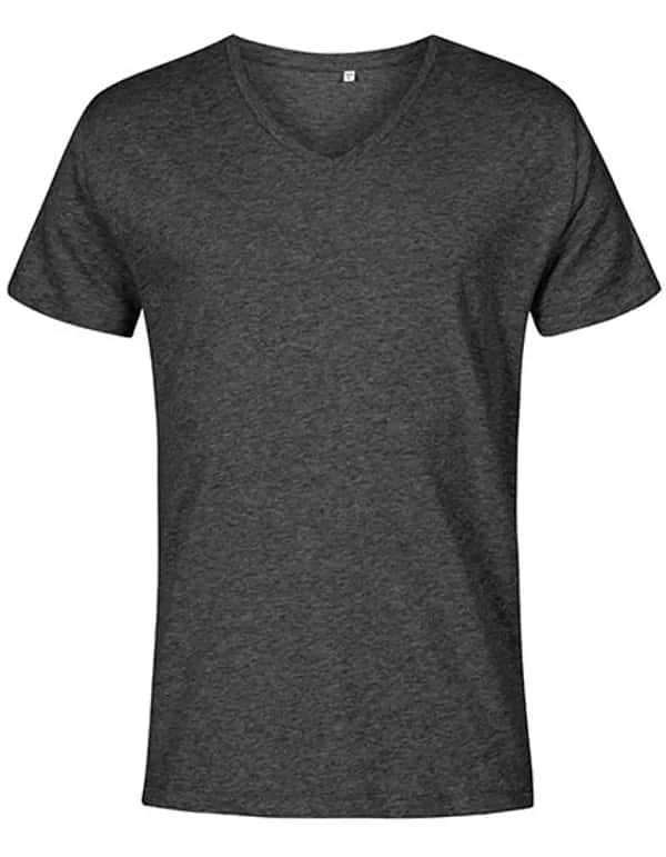 Men´s V-Neck T-Shirt - Heather Black