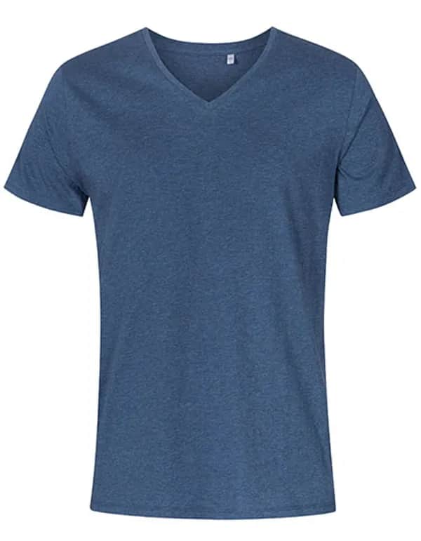 Men´s V-Neck T-Shirt - Heather Navy