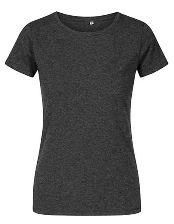 Women´s Roundneck T-Shirt - Heather Black