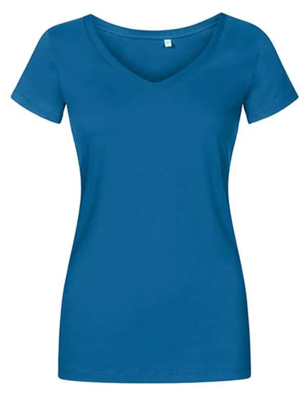 Women´s V-Neck T-Shirt - Petrol