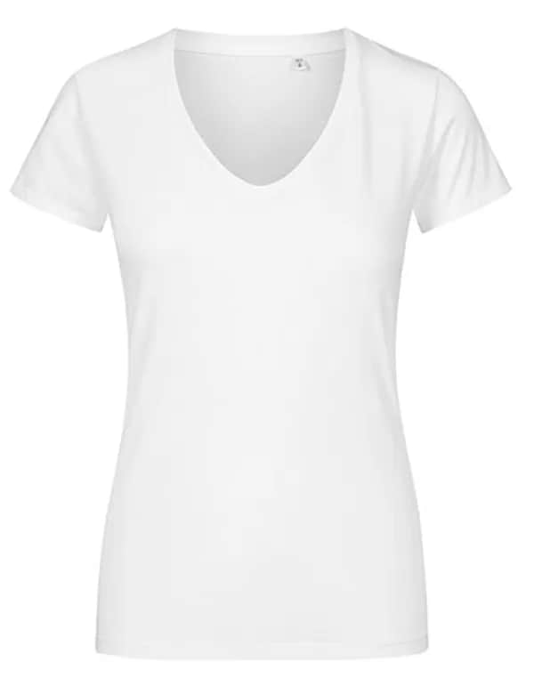 Women´s V-Neck T-Shirt - White