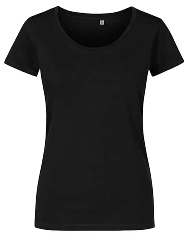 Women´s Deep Scoop T-Shirt - Black