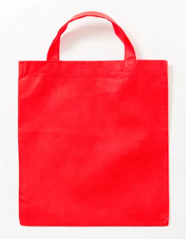 PP Shopper Bag Short Handles - Red (ca. Pantone 032U-HKS 13-14)