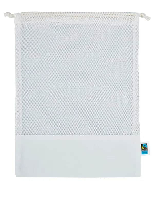 Fairtrade Cotton Mesh Bag - White