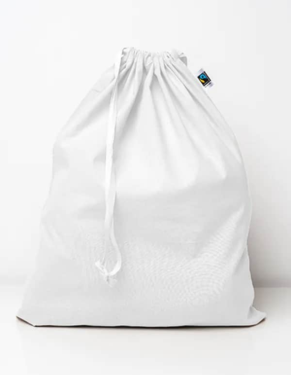 Large Fairtrade Cotton Stuff Bag - White