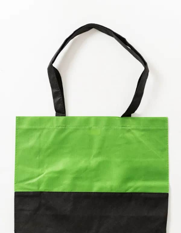 PP Shopper Bag DUO - Light Green/Black