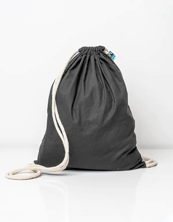 Fairtrade Cotton Gymbag - Graphite Grey (ca. Pantone 447C)