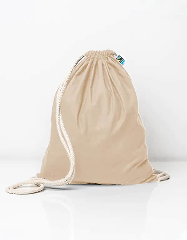 Fairtrade Cotton Gymbag - Natural