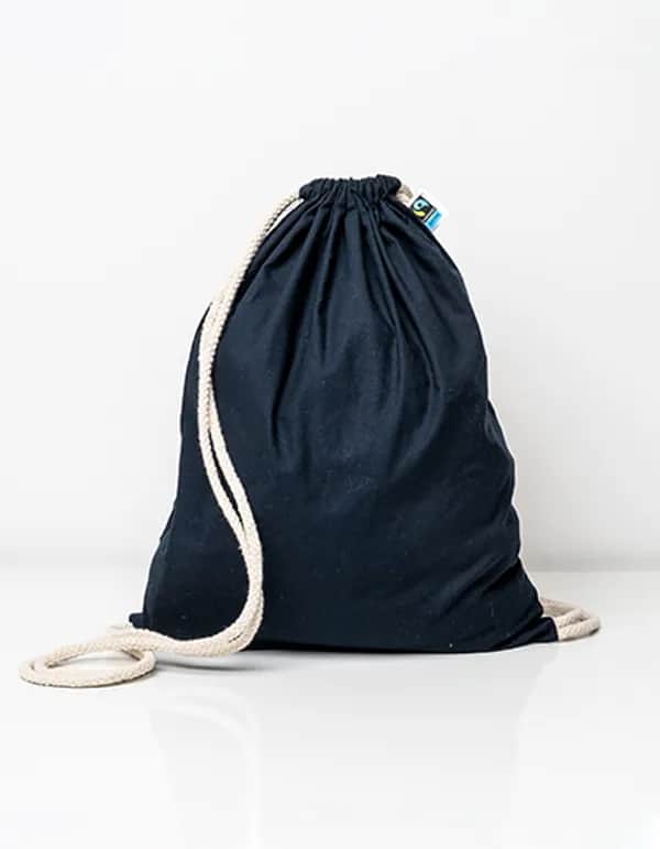 Fairtrade Cotton Gymbag - Navy (ca. Pantone 532C)
