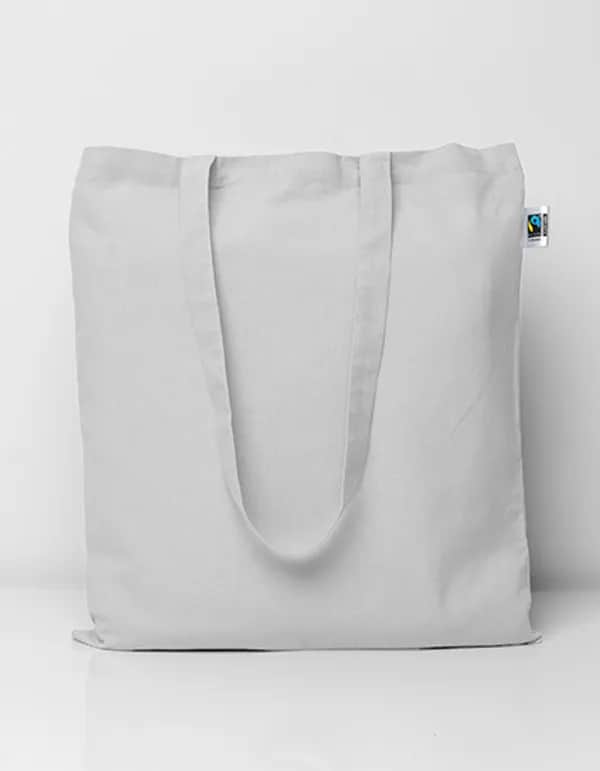 Fairtrade Cotton Bag Long Handles - White