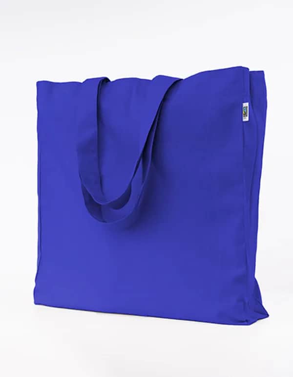 Fairtrade Cotton Oversized Bag - Royal (ca. Pantone 287C)