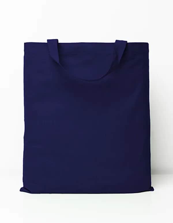 Cotton Bag Short Handles - Navy (ca. Pantone 295C)