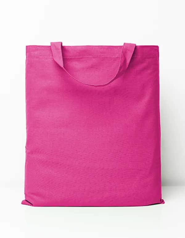 Cotton Bag Short Handles - Pink (ca. Pantone 225C)