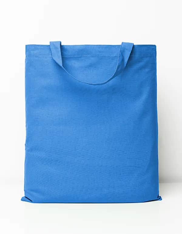 Cotton Bag Short Handles - Royal (ca. Pantone 285C)