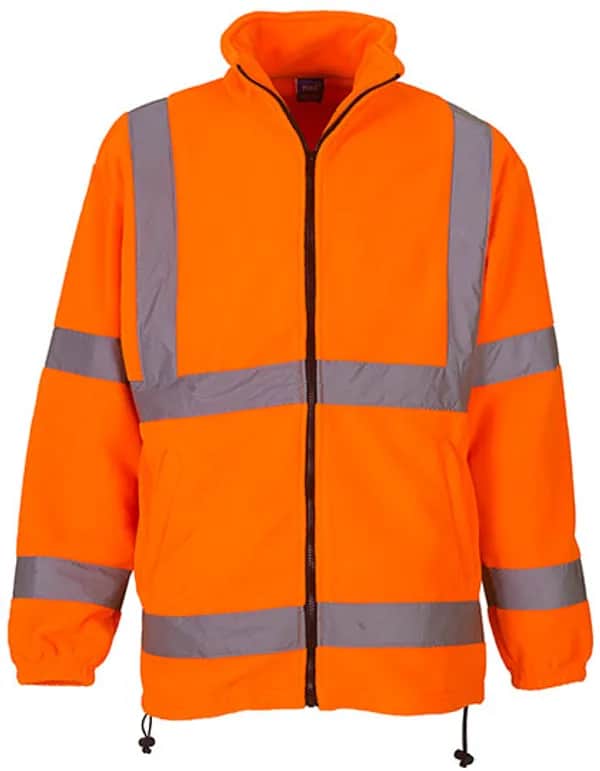 Hi-Vis Fleece Jacket - Hi-Vis Orange