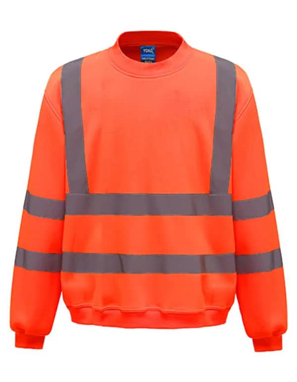 Hi-Vis Sweatshirt - Hi-Vis Orange