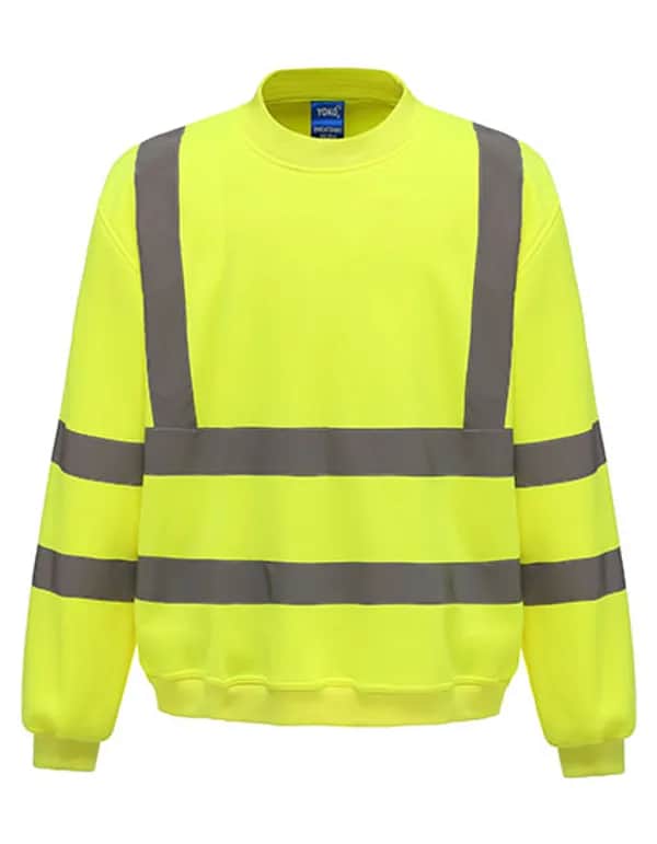 Hi-Vis Sweatshirt - Hi-Vis Yellow