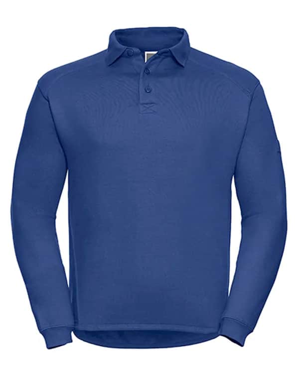 Heavy Duty Workwear Collar Sweatshirt - Bright Royal