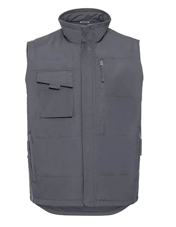Heavy Duty Workwear Gilet - Convoy Grey (Solid)